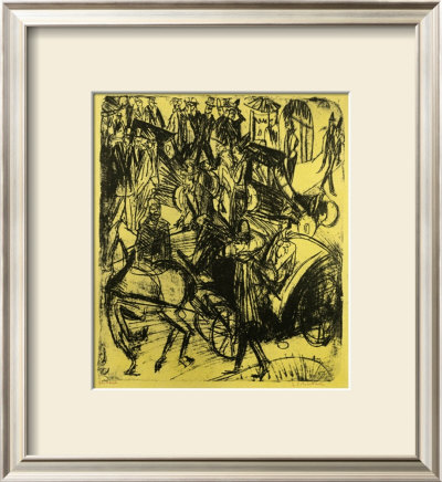 Leipziger Strabe, Intersection by Ernst Ludwig Kirchner Pricing Limited Edition Print image