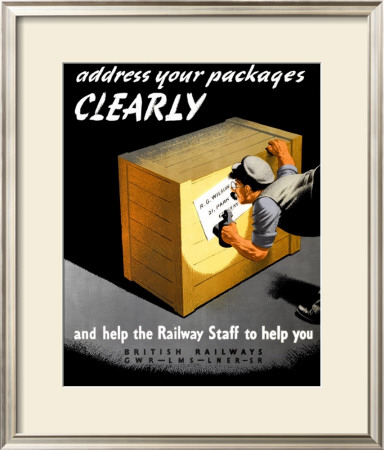 Address Your Packages Clearly by Miles Harper Pricing Limited Edition Print image
