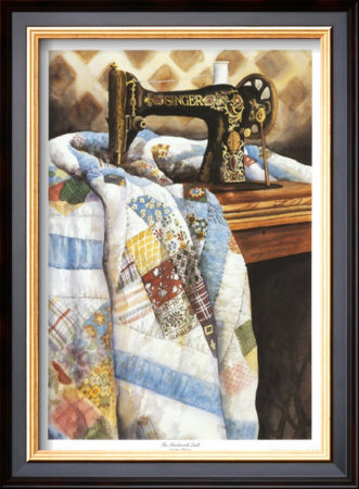 Patchwork Quilt by Carolyn Watson Pricing Limited Edition Print image