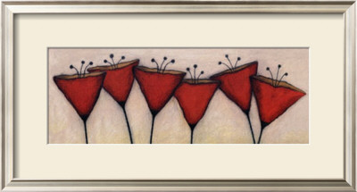 Red Flowers by Helga Sermat Pricing Limited Edition Print image