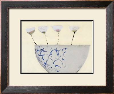 Flowers In A Bowl by Jacques Lamy Pricing Limited Edition Print image