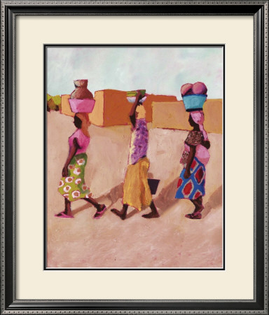 Three Africans by Kalou Pricing Limited Edition Print image
