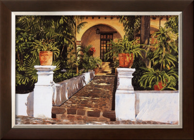 Cuernavaca Courtyard by Ilana Richardson Pricing Limited Edition Print image