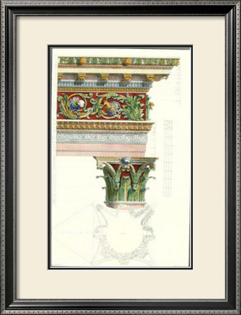 Detail, Column And Cornice Iii by Giovanni Battista Borra Pricing Limited Edition Print image