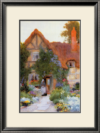 Outside The Cottage by Arthur Claude Strachan Pricing Limited Edition Print image