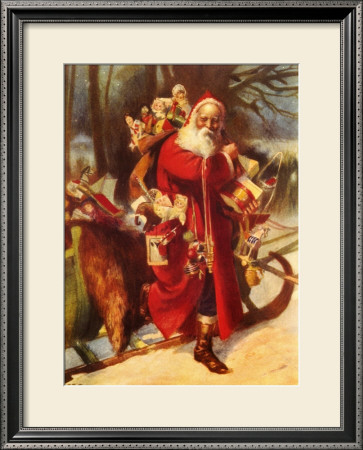 Father Christmas by E. F. Skinner Pricing Limited Edition Print image