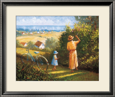 While Picking Flowers by Philippe Richard Pricing Limited Edition Print image