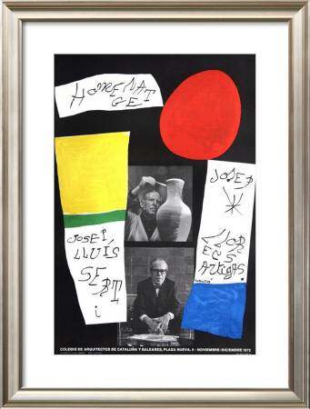Homenatge Sert 1972 by Joan Miró Pricing Limited Edition Print image