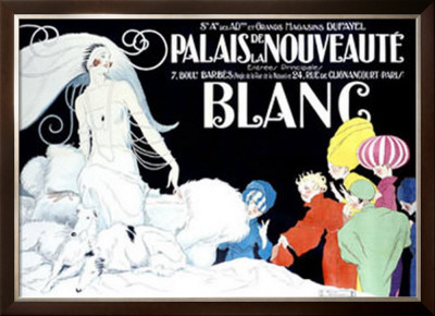 Palais De La Nouveaute, Blanc by René Vincent Pricing Limited Edition Print image
