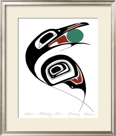 Raven Stealing Sun by Danny Dennis Pricing Limited Edition Print image