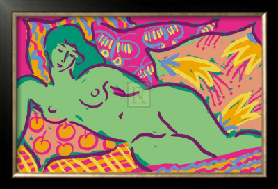 Green Nude by Gerry Baptist Pricing Limited Edition Print image