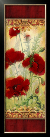 Playful Poppies Ii by Janet Stever Pricing Limited Edition Print image