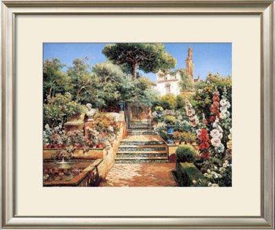 Flower Garden by Manuel Garcia Y Rodriguez Pricing Limited Edition Print image