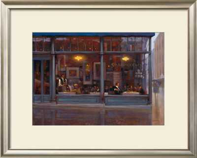 Fifth Avenue Cafe Ii� by Brent Lynch Pricing Limited Edition Print image