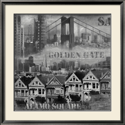 San Francisco In Black And White I by John Clarke Pricing Limited Edition Print image