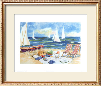 Boat On The Beach by Charlene Winter Olson Pricing Limited Edition Print image