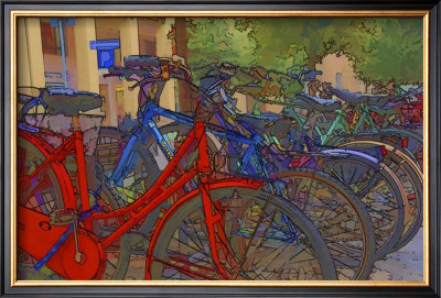 Colorful Bicycles I by Danny Head Pricing Limited Edition Print image