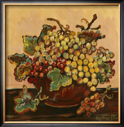 Bowl Of Grapes by Suzanne Etienne Pricing Limited Edition Print image