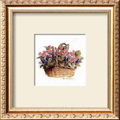 Pink Primroses by Rosalind Oesterle Pricing Limited Edition Print image