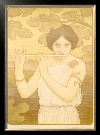 La Joyeuse De Flute by Paul Berthon Pricing Limited Edition Print image