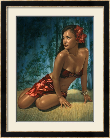 Waikiki Wally's Janine by Richie Fahey Pricing Limited Edition Print image