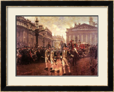 Sir James Whitehead's Procession, 1888 by William Logsdail Pricing Limited Edition Print image