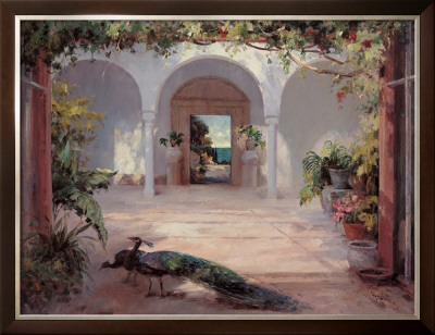 Sunlit Courtyard by Haibin Pricing Limited Edition Print image