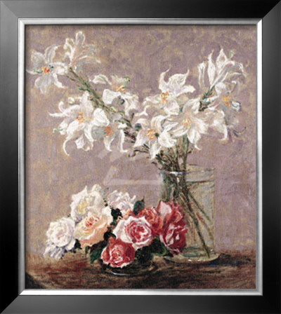 Roses And Lilies by Louisa Lee Pricing Limited Edition Print image