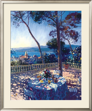 La Terrasse Sur St. Tropez by Laurent Parcelier Pricing Limited Edition Print image