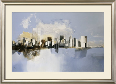 Manhattan, New York by Joan Farre Pricing Limited Edition Print image