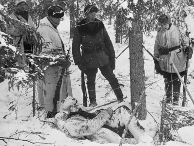 Finnish Soldiers And Frozen Russians During World War Ii by Robert Hunt Pricing Limited Edition Print image
