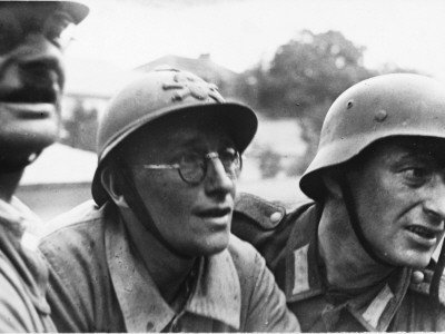 French And German Soldiers In France During World War Ii by Robert Hunt Pricing Limited Edition Print image