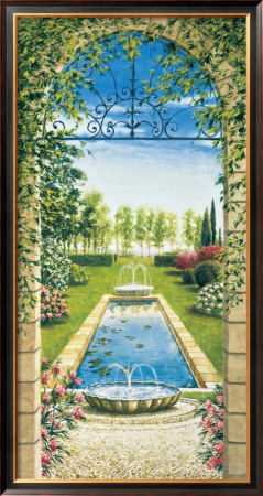 Giardino Con Ninfeo by Giovanbattista Mannarini Pricing Limited Edition Print image