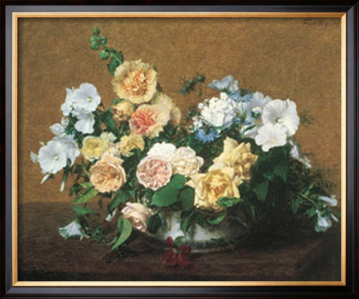 Bouquet De Roses Et D'autres Fleurs by Henri Fantin-Latour Pricing Limited Edition Print image