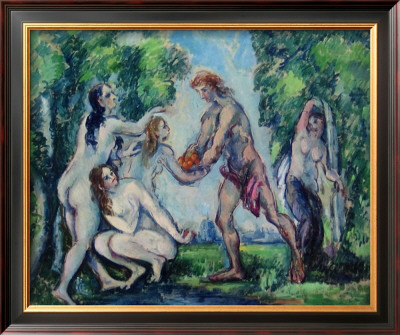 The Judgement Of Paris by Paul Cezanne Pricing Limited Edition Print image