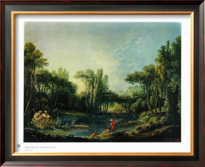 Landscape With Lake by Francois Boucher Pricing Limited Edition Print image