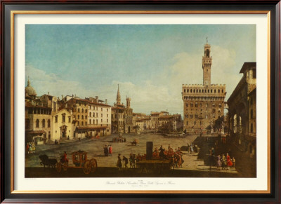 Florence, Piazza Della Signoria by Bernardo Bellotto Pricing Limited Edition Print image