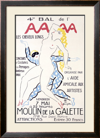 Bal Des Aaaa, Moulin De La Galette by Tsuguharu Foujita Pricing Limited Edition Print image