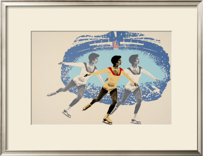 Lake Placid 1980 Figure Skater by Wheeler Pricing Limited Edition Print image