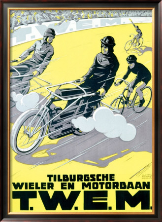 Verschuuren T.W.E.M. Cycling And Motor Race by Charles Verschuuren Pricing Limited Edition Print image