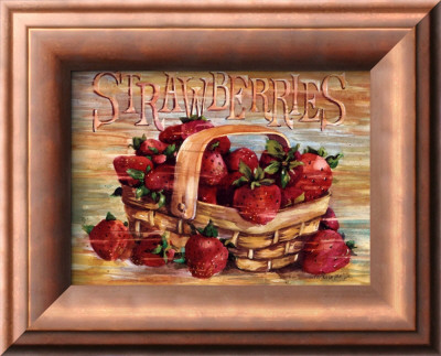 Fruit Stand Strawberries by Jerianne Van Dijk Pricing Limited Edition Print image