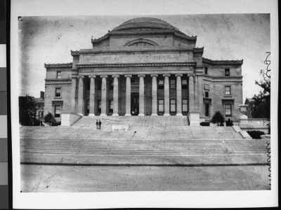 Exterior View Of The Library Of Columbia University by George B. Brainerd Pricing Limited Edition Print image