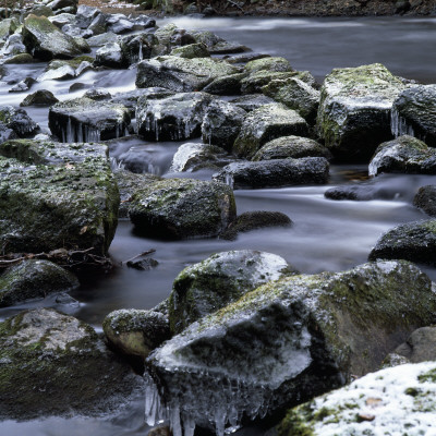 River Flowing Through Rocks by Inge Ekstrom Pricing Limited Edition Print image