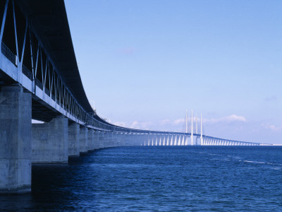 Oresund Bridge, Sweden by Anders Ekholm Pricing Limited Edition Print image