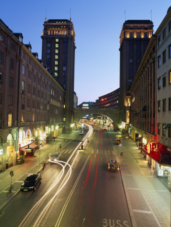 Kungsgatan, Stockholm by Berndt-Joel Gunnarsson Pricing Limited Edition Print image