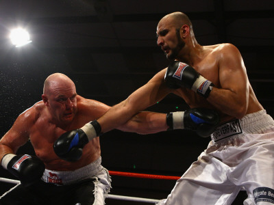 Boxing At The Norwich Showground by Julian Finney Pricing Limited Edition Print image