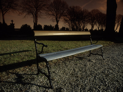 Bench At A Park by Lars Astrom Pricing Limited Edition Print image