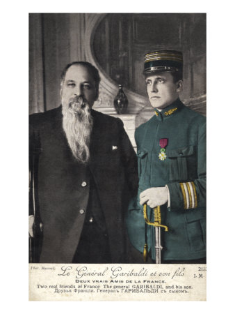 General Garibaldi With His Son by Thomas Dalziel Pricing Limited Edition Print image