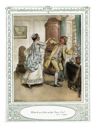 Oliver Goldsmith's Play - 'She Stoops To Conquer Or The Mistakes Of A Night' Act 2, Scene 1 by John Rae Pricing Limited Edition Print image
