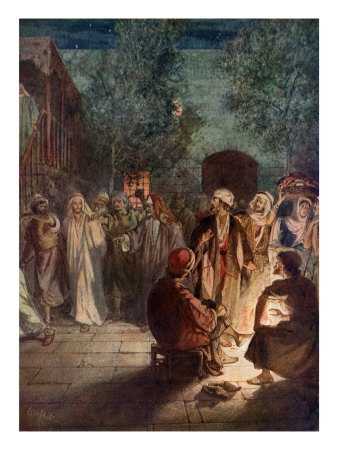 Peter Denies Knowing Jesus A Third Time by Kate Greenaway Pricing Limited Edition Print image